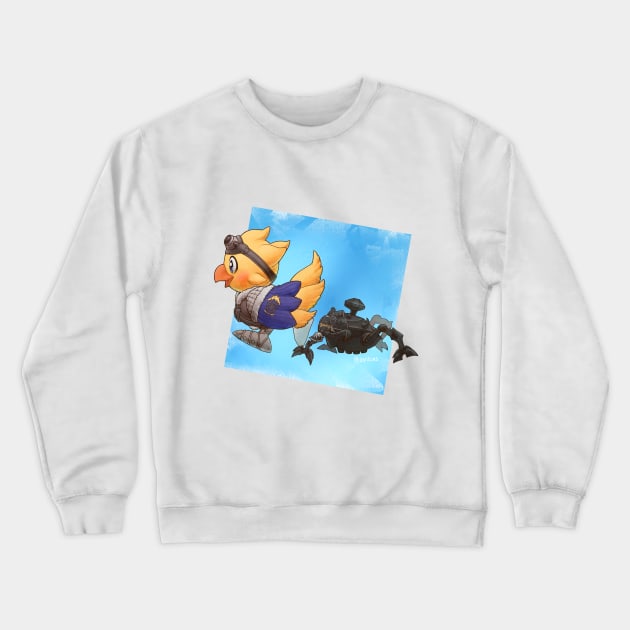 Alpha and Omega Crewneck Sweatshirt by asrielle